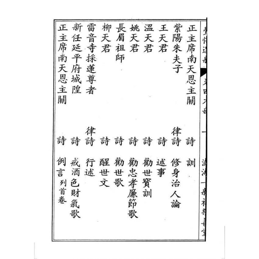 博揚古籍選 宗教篇 覺悟選新(卷四)