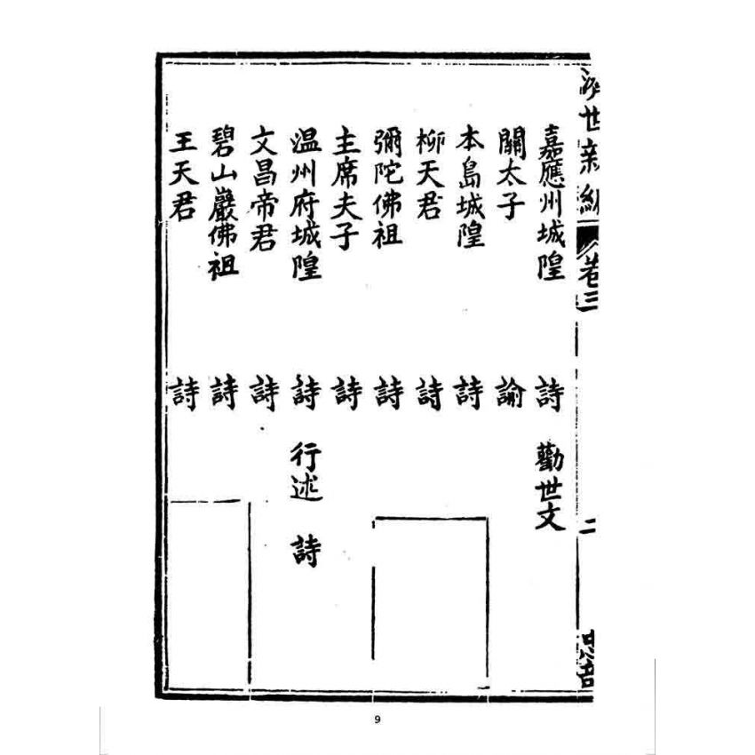 博揚古籍選 宗教篇 濟世新編(卷三)