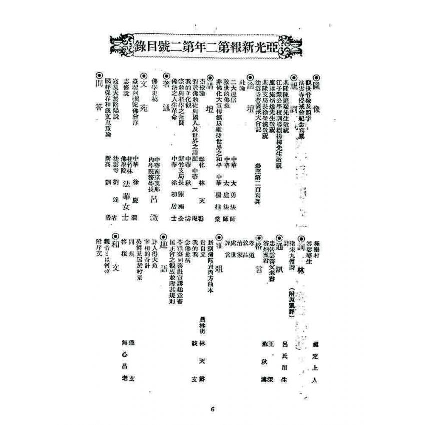 博揚古籍選 宗教篇 亞之光(亞光新報)二年二號