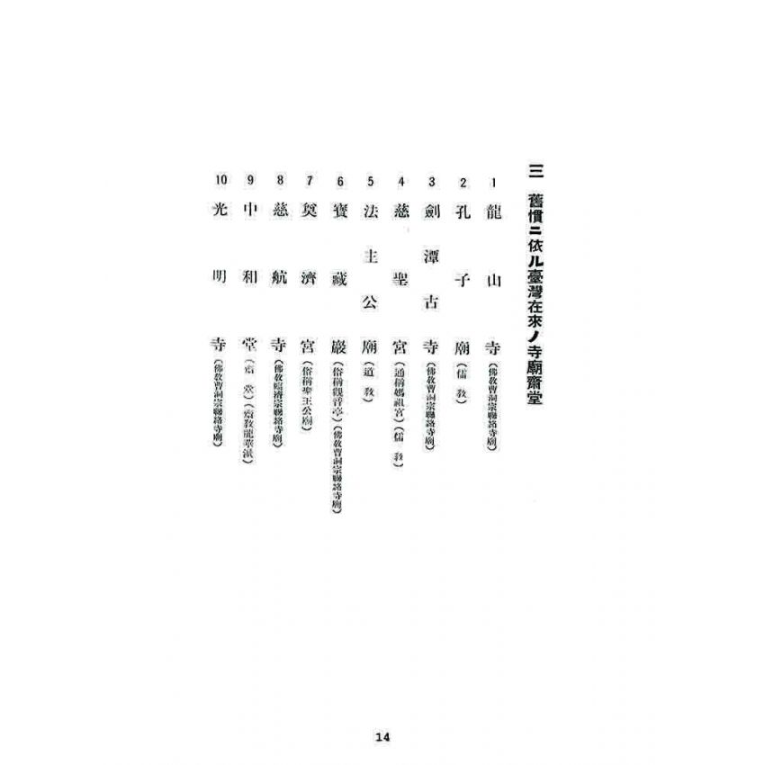 博揚古籍選 宗教篇 臺灣社寺宗教要覽台北州