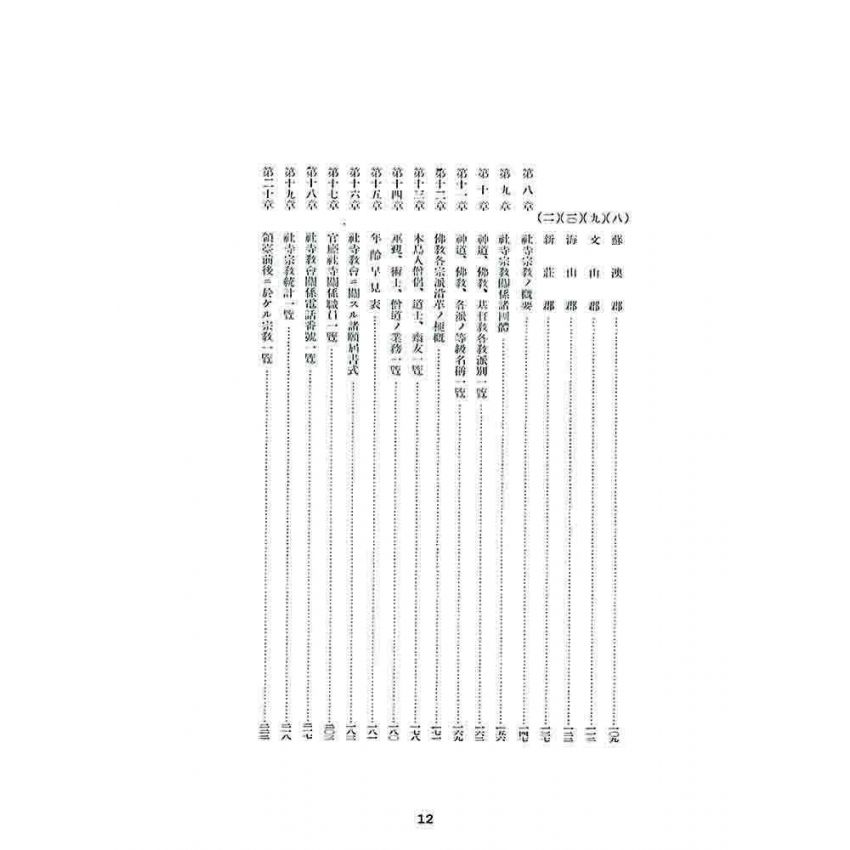 博揚古籍選 宗教篇 臺灣社寺宗教要覽台北州