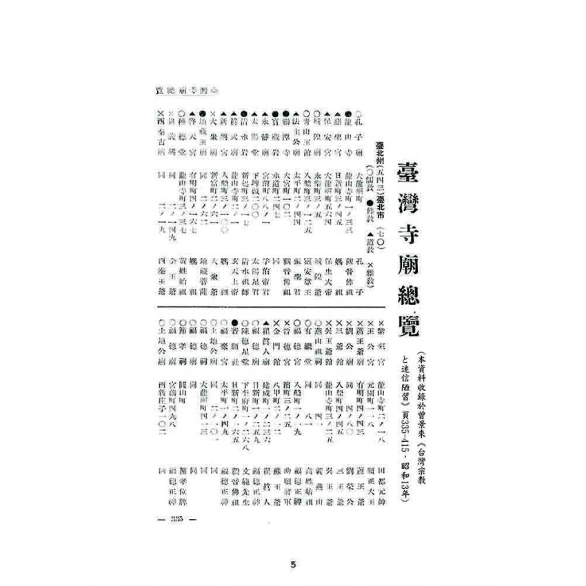 博揚古籍選 宗教篇 臺灣寺廟總覽