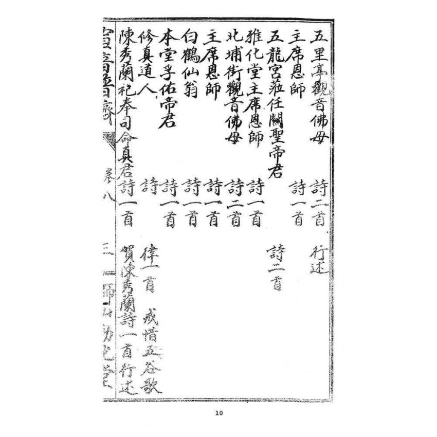 博揚古籍選 宗教篇 宣音普濟(卷八)