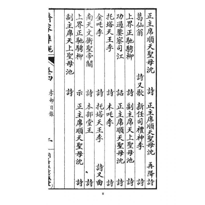 博揚古籍選 宗教篇 齊家準繩下(卷四)