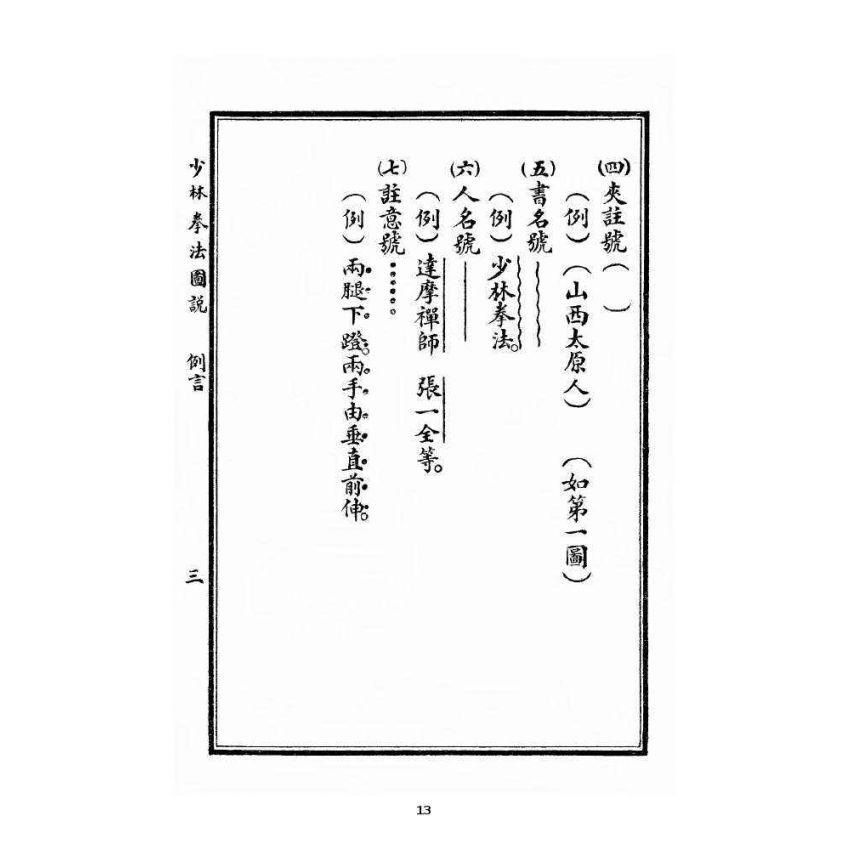 博揚古籍選 宗教篇 少林拳法圖說