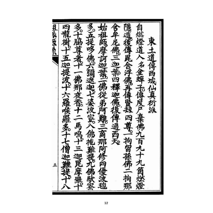 博揚古籍選 宗教篇 祖派源流