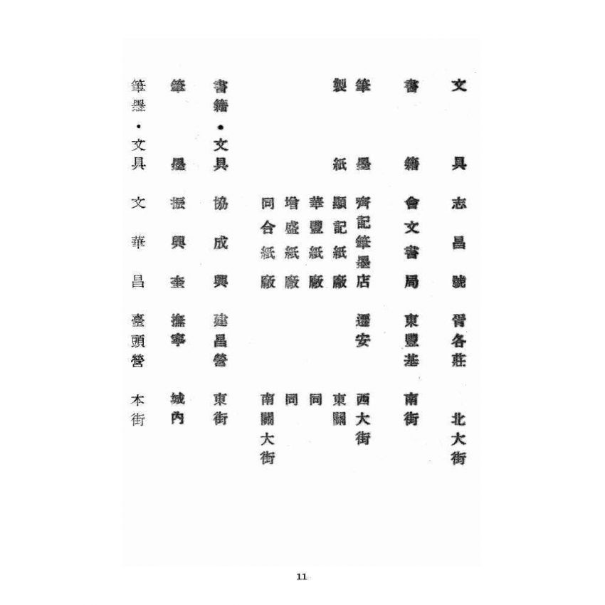 博揚古籍選 宗教篇 北方五省書店名錄