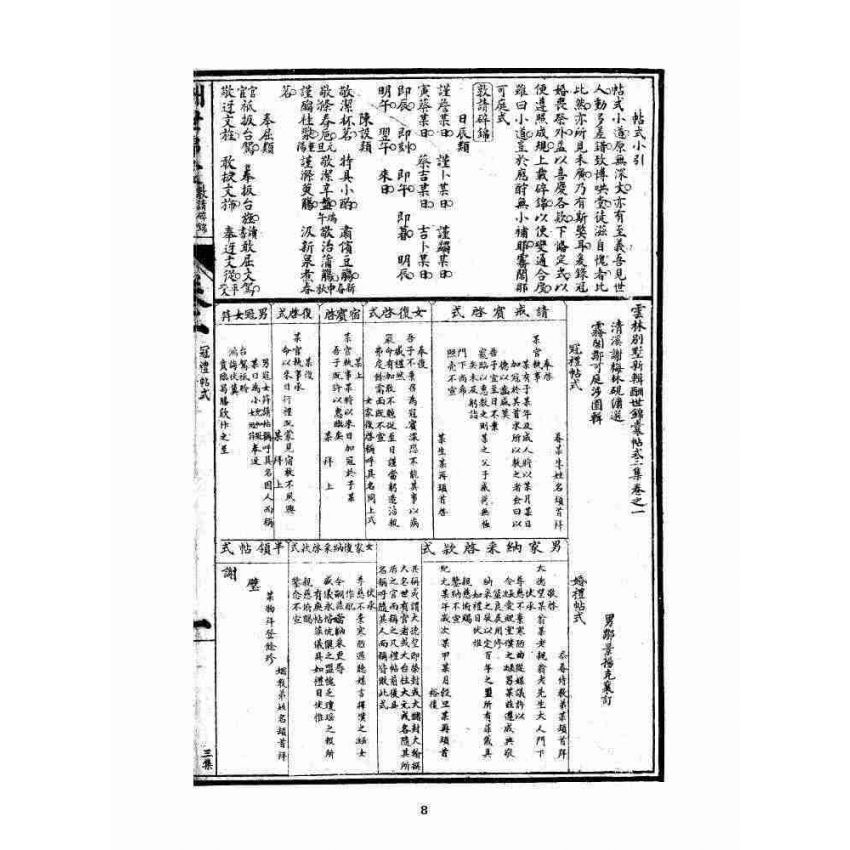 博揚古籍選 宗教篇 酬世錦囊三集卷一、二