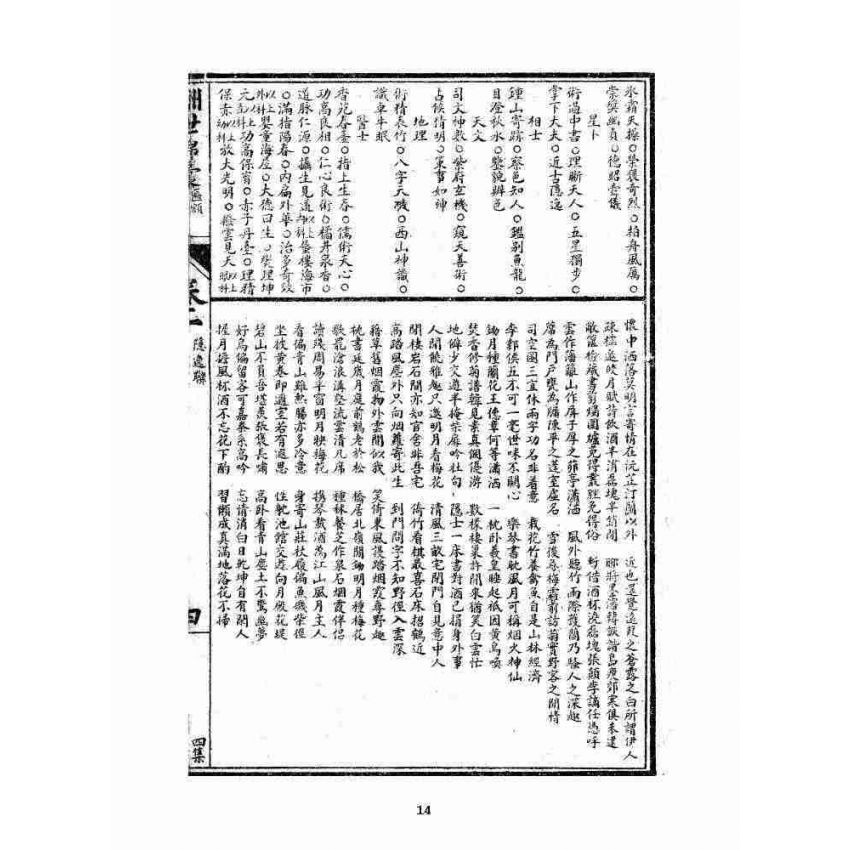 博揚古籍選 宗教篇 酬世錦囊四集卷一、二