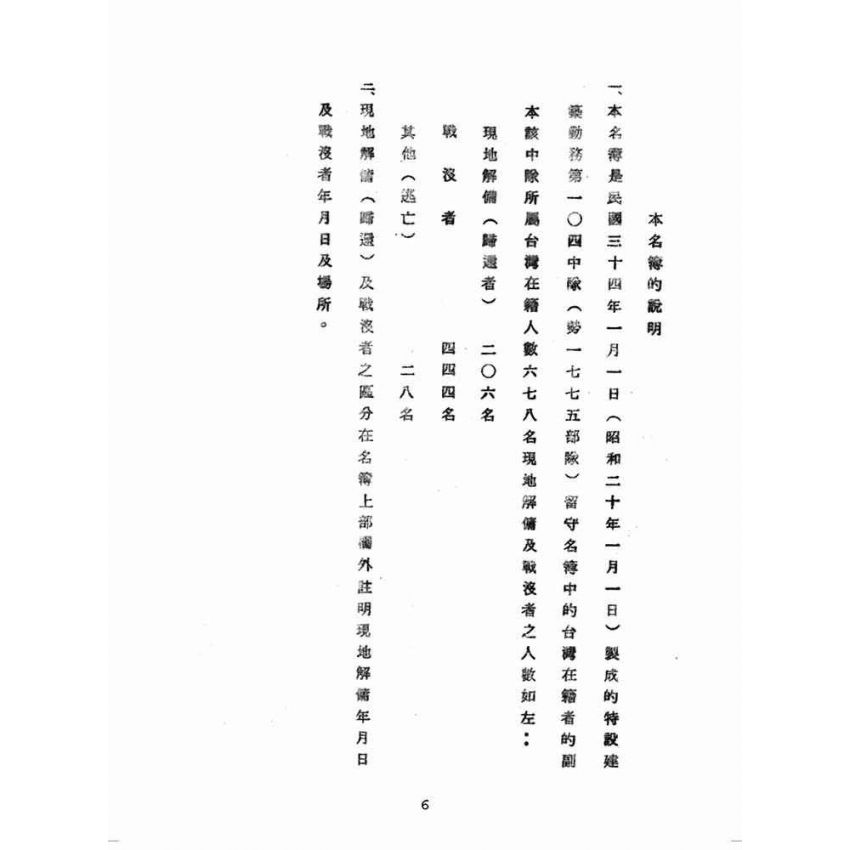 博揚古籍選(歷史篇):歷史篇 臺灣省在籍者名簿