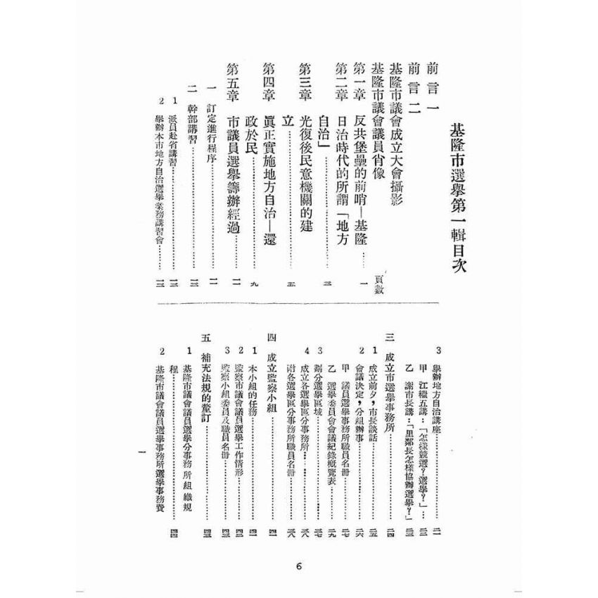 博揚古籍選(歷史篇):基隆市選舉