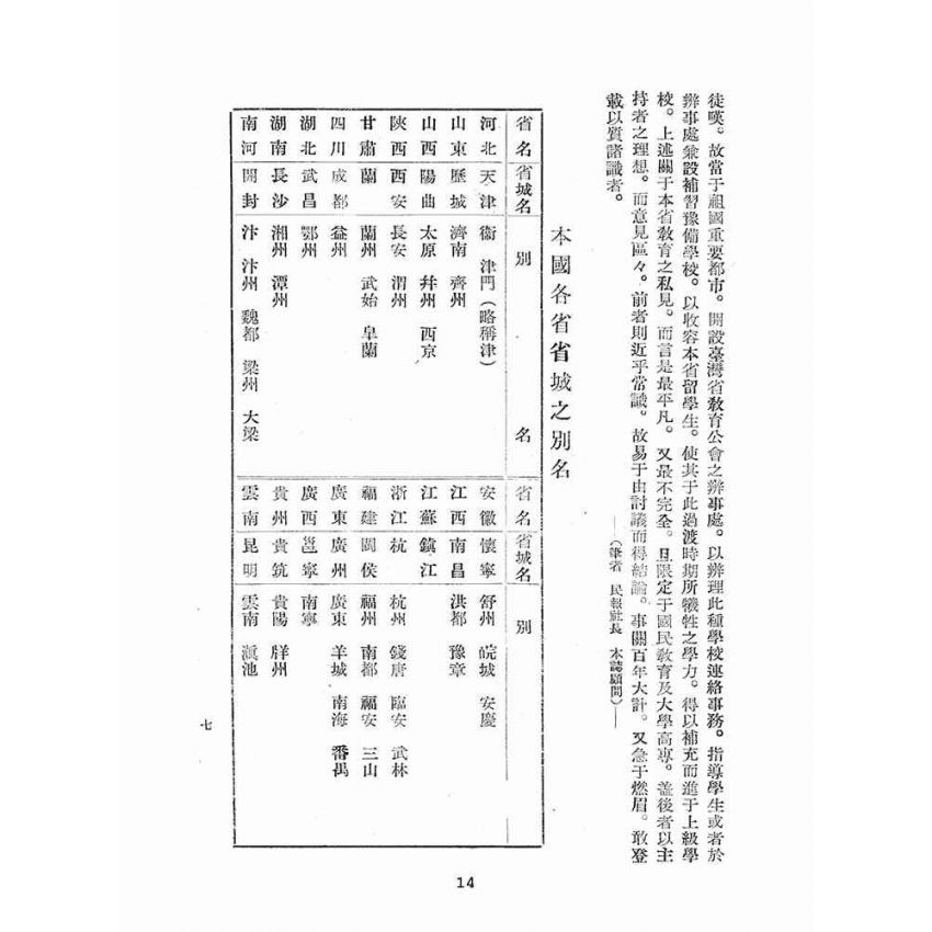 博揚古籍選(文教篇):大同創刊號