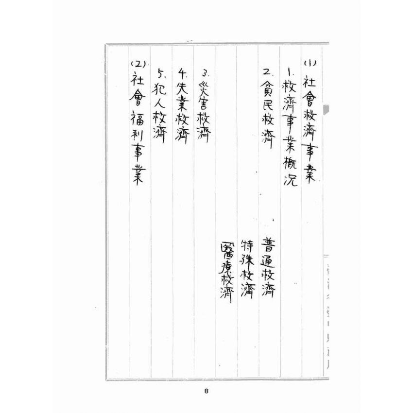 博揚古籍選(歷史篇):臺中縣社會行政工作報告