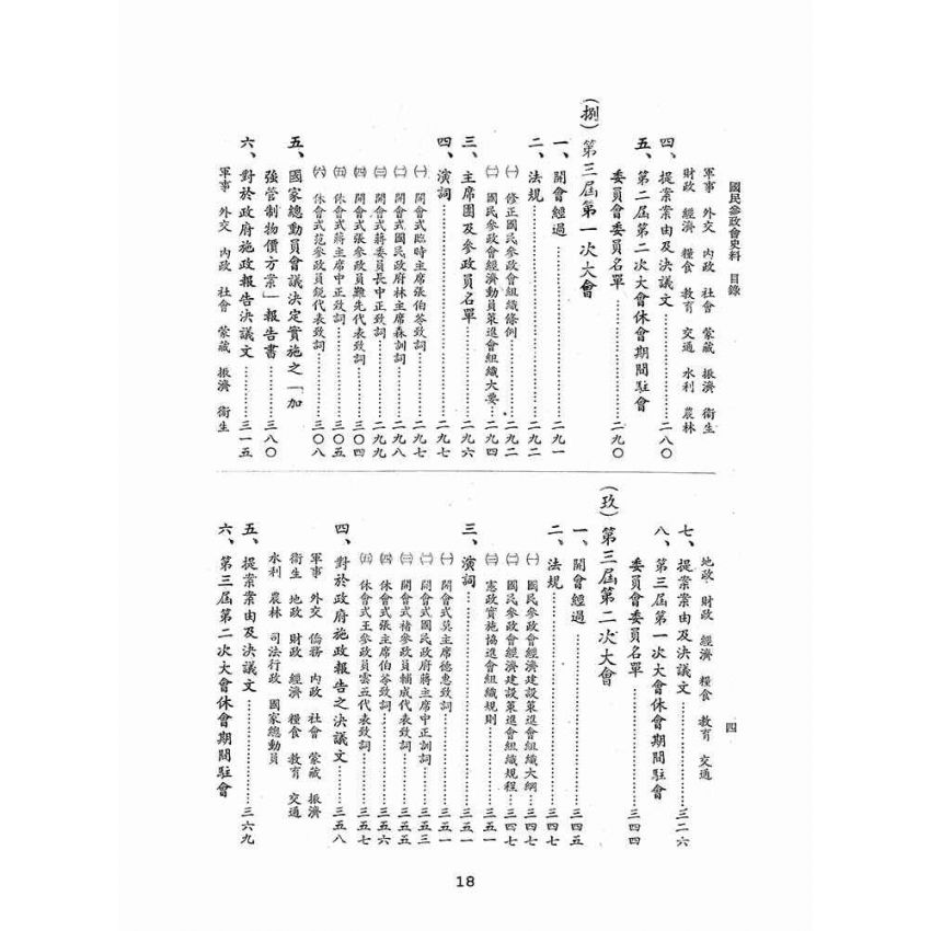 博揚古籍選(歷史篇):國民參政會史料