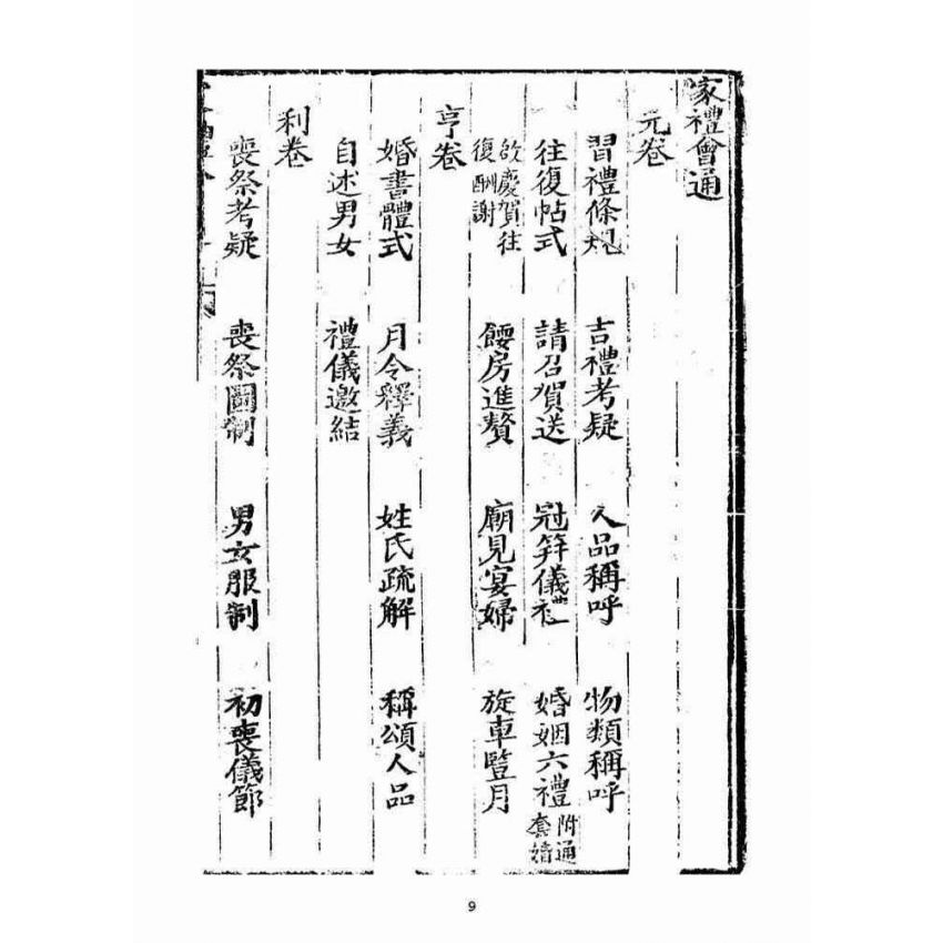 博揚古籍選(宗教篇)：家禮會通