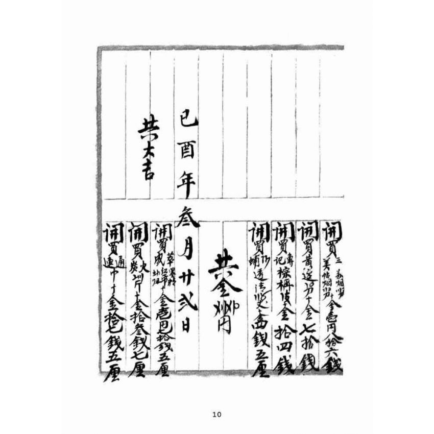 博揚古籍選(宗教篇):奉天宮日清簿【明治末治大正年間】