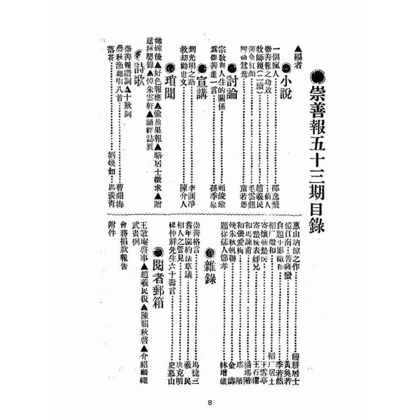 博揚古籍選(宗教篇):崇善報-第五十三期