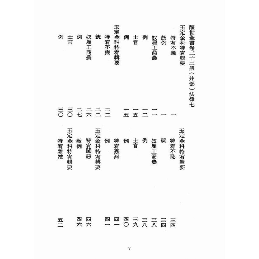 博揚古籍選(宗教篇):醒世全書-第二十二冊-井部