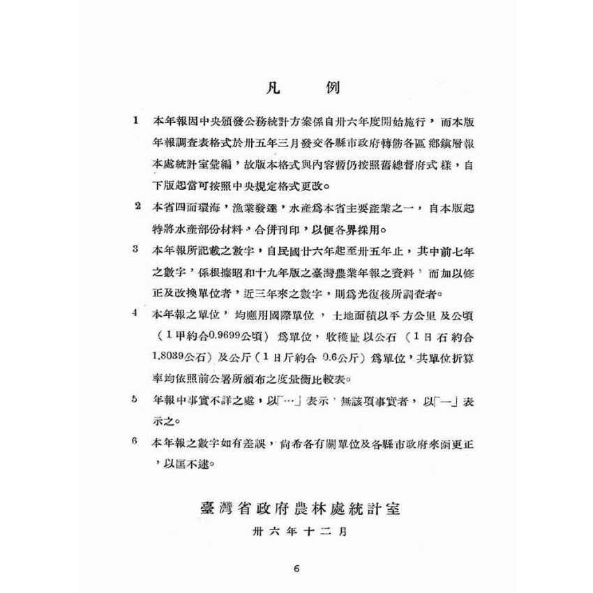 博揚古籍選(歷史篇):臺灣農業年報
