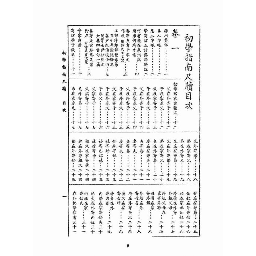 博揚古籍選(文教篇):初學指南尺牘(民國四十年,鴻文書局)