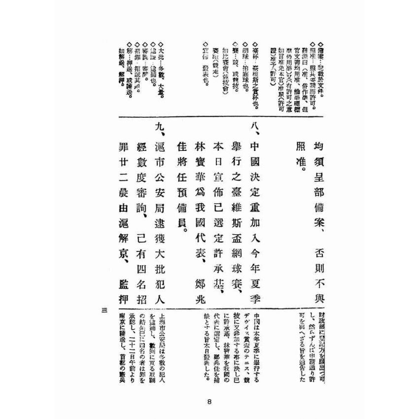 博揚古籍選(文教篇):附日文解說商務閱報時文(臺北明明公司)