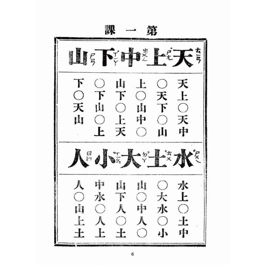 博揚古籍選(文教篇):六百字編識字課本(昭和五年,臺南新樓書房)