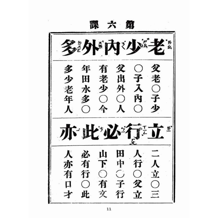 博揚古籍選(文教篇):六百字編識字課本(昭和五年,臺南新樓書房)
