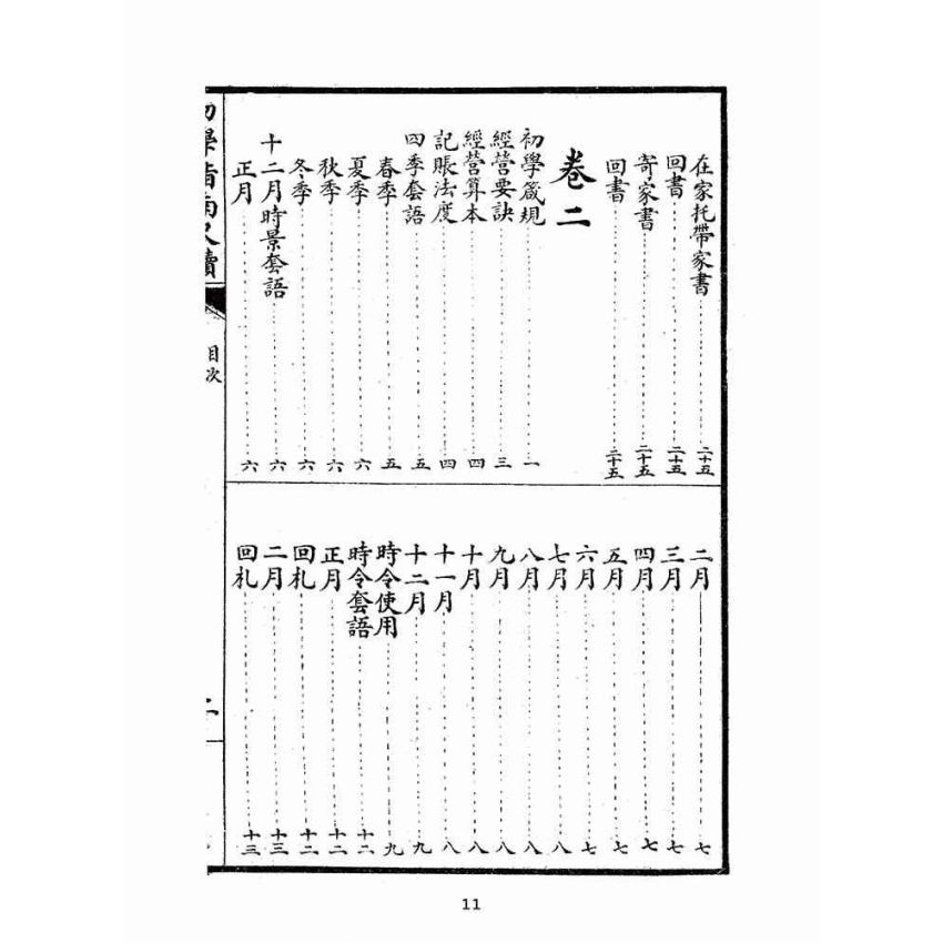 博揚古籍選(文教篇):白話初學指南尺牘卷ㄧ、二(民國二十年,上海大一統書局)