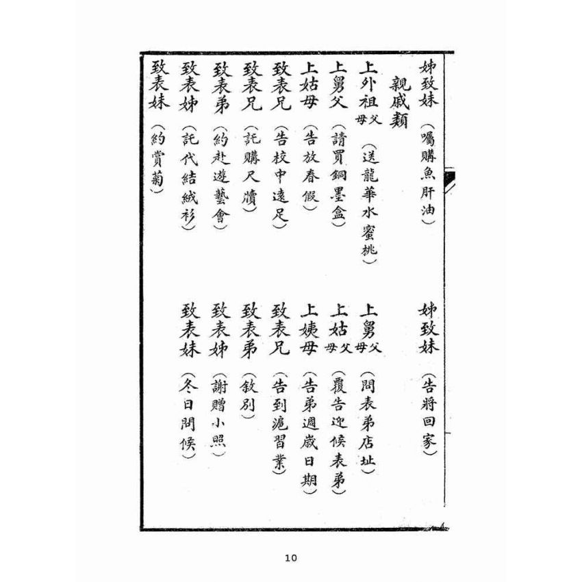博揚古籍選(文教篇):言文對照繪圖童子新尺牘(民國十五年,上海大成書局)