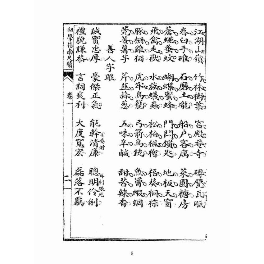 博揚古籍選(文教篇):初學指南尺牘教科(民國元年,上海廣益書局)