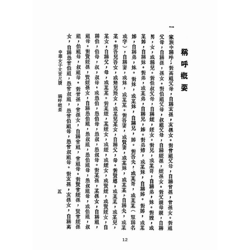 博揚古籍選(文教篇):中華女子文言尺牘(民國四十四年,香港潤德書局)
