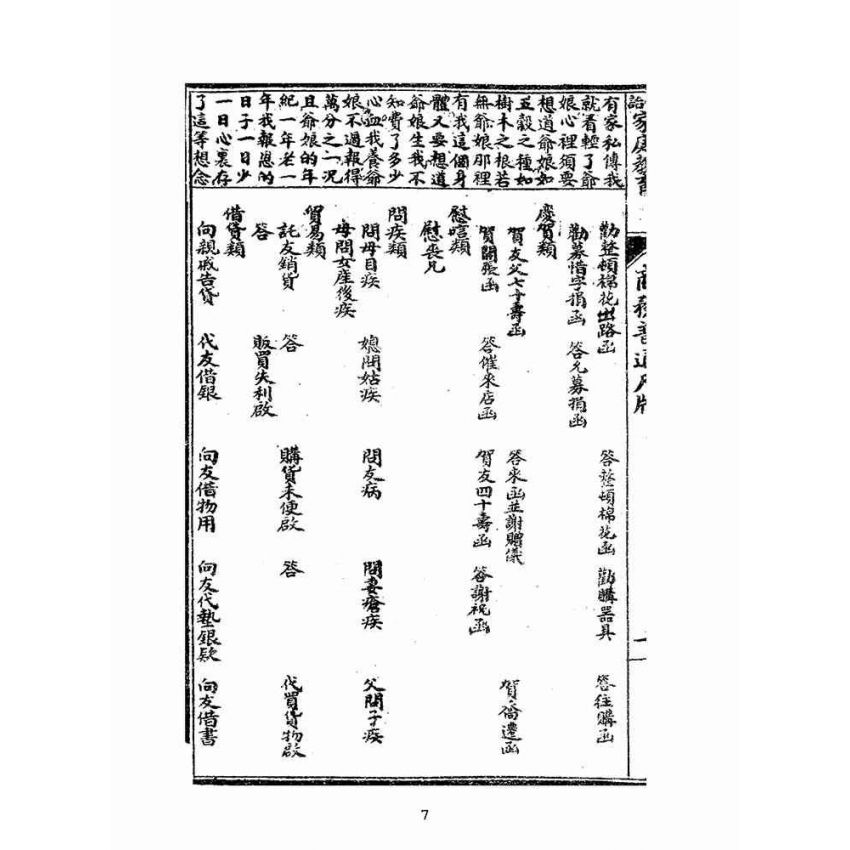 博揚古籍選(文教篇):普通應用尺牘教科卷ㄧ~十