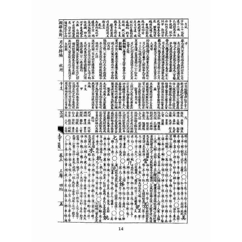 博揚古籍選(文教篇 )：增廣詩韻全璧卷三