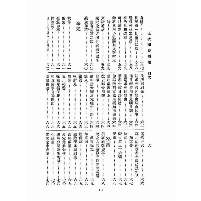 博揚古籍選(文教篇 )：王次回疑雨集