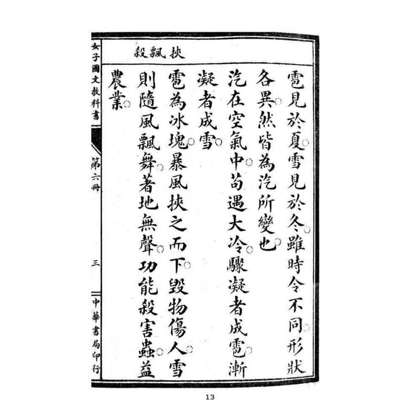 博揚古籍選(文教篇):國民學校用-女子國文教科書第六冊
