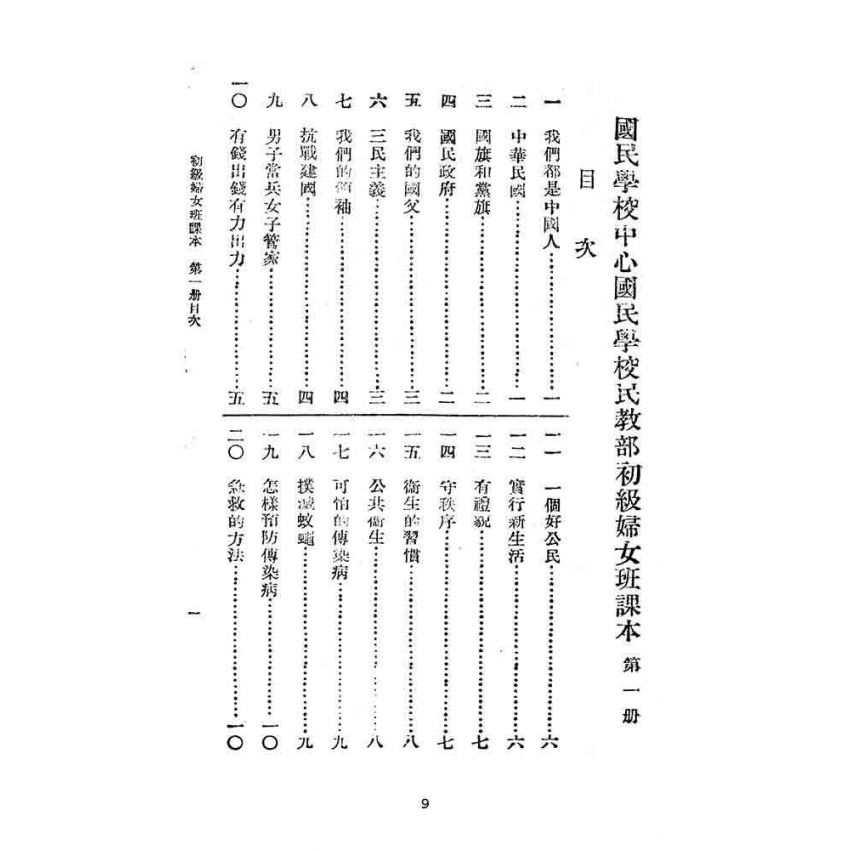 博揚古籍選(文教篇):初級婦女班課本