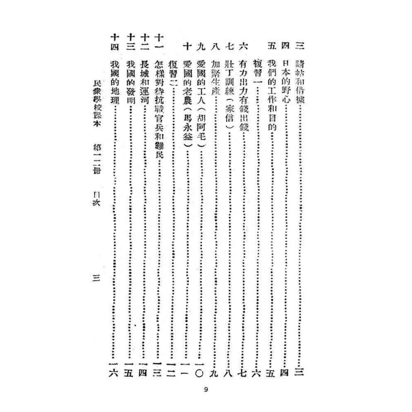 博揚古籍選(文教篇):民眾學校課本-乙種
