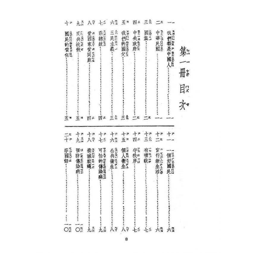 博揚古籍選(文教篇):民眾補習班課本