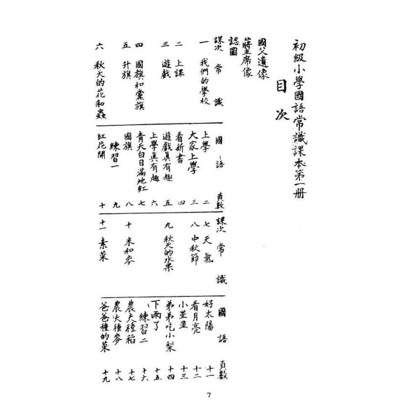 博揚古籍選(文教篇):初級小學-國語常識課本(ㄧ)