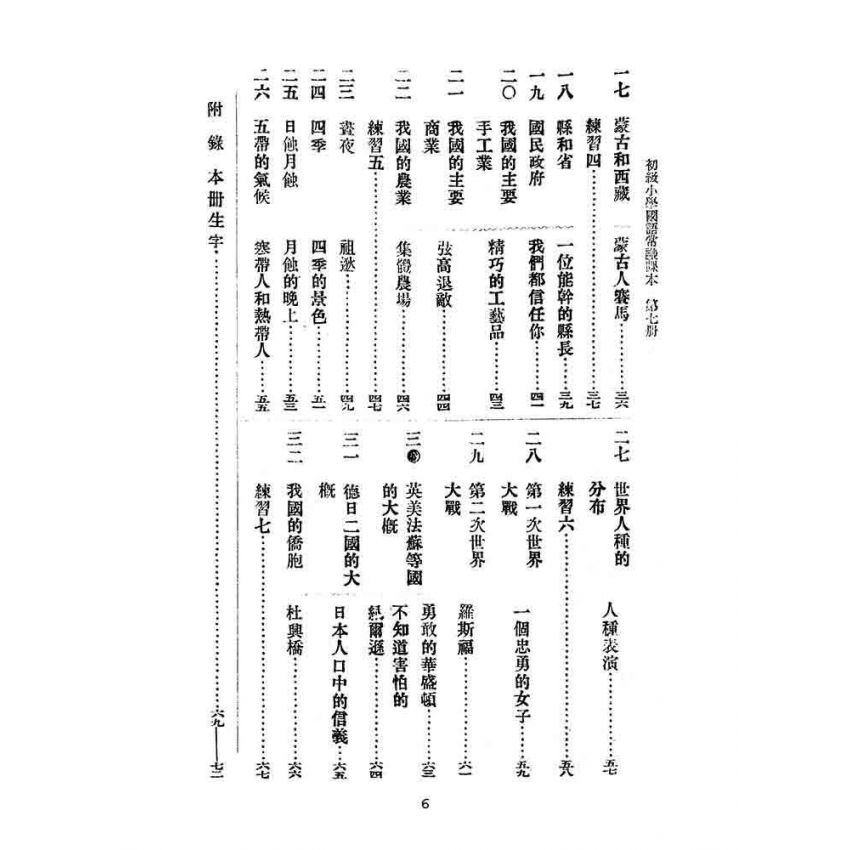 博揚古籍選(文教篇):初級小學-國語常識課本(七)