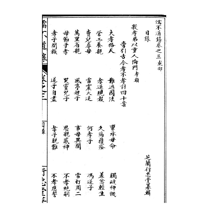 博揚古籍選(宗教篇) 儒不道錄 卷三乾部