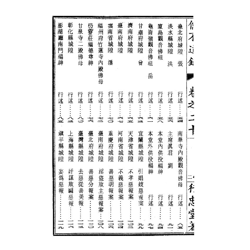 博揚古籍選(宗教篇) 儒不道錄 卷二十芳部