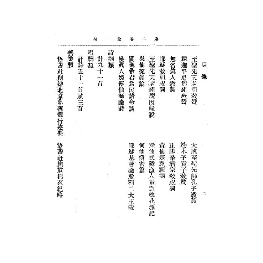 博揚古籍選(宗教篇) 靈學要誌[第二卷第一期]