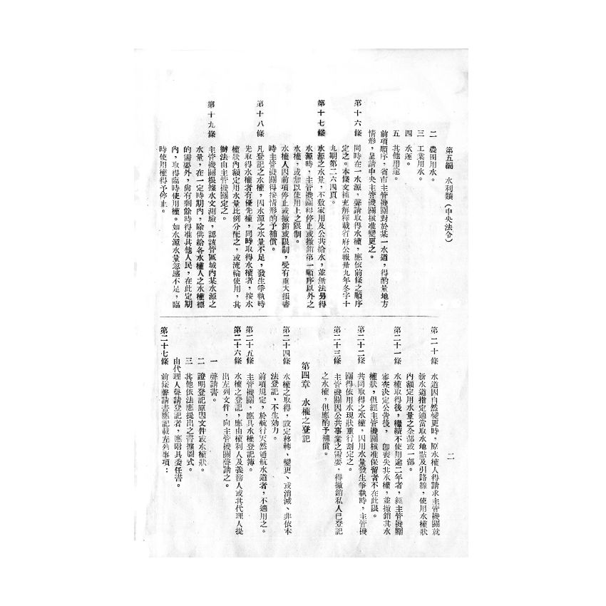 博揚古籍選(歷史篇) 建設法規輯要 (水利類) 