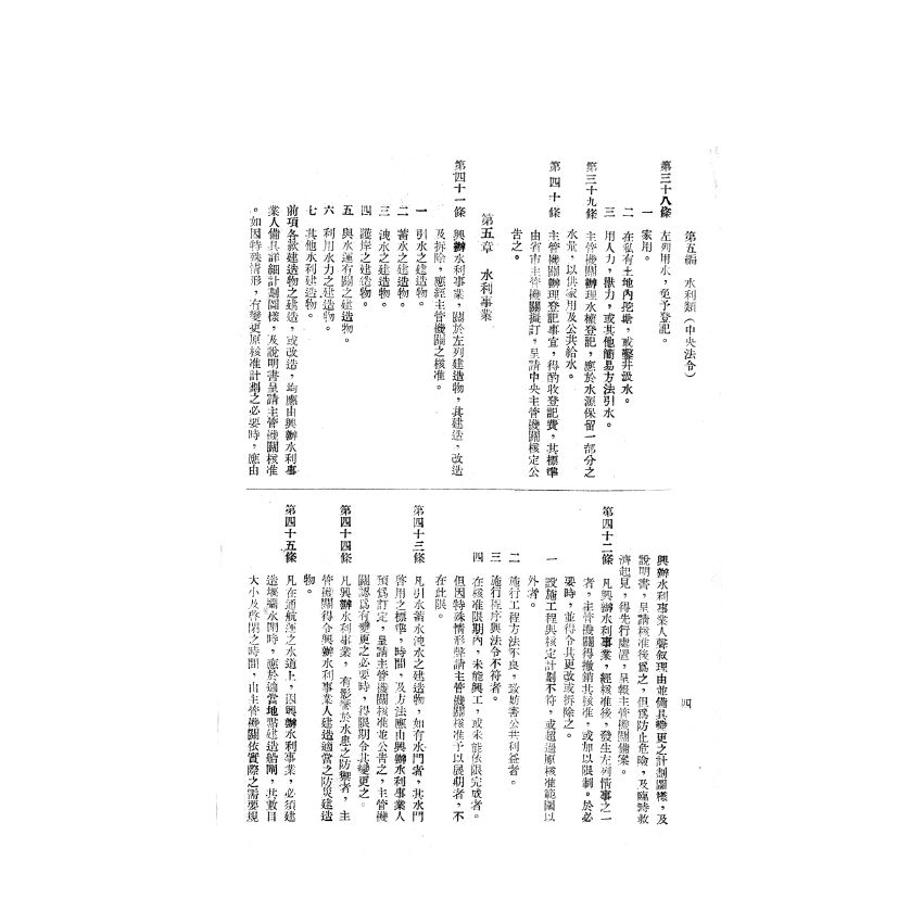 博揚古籍選(歷史篇) 建設法規輯要 (水利類) 