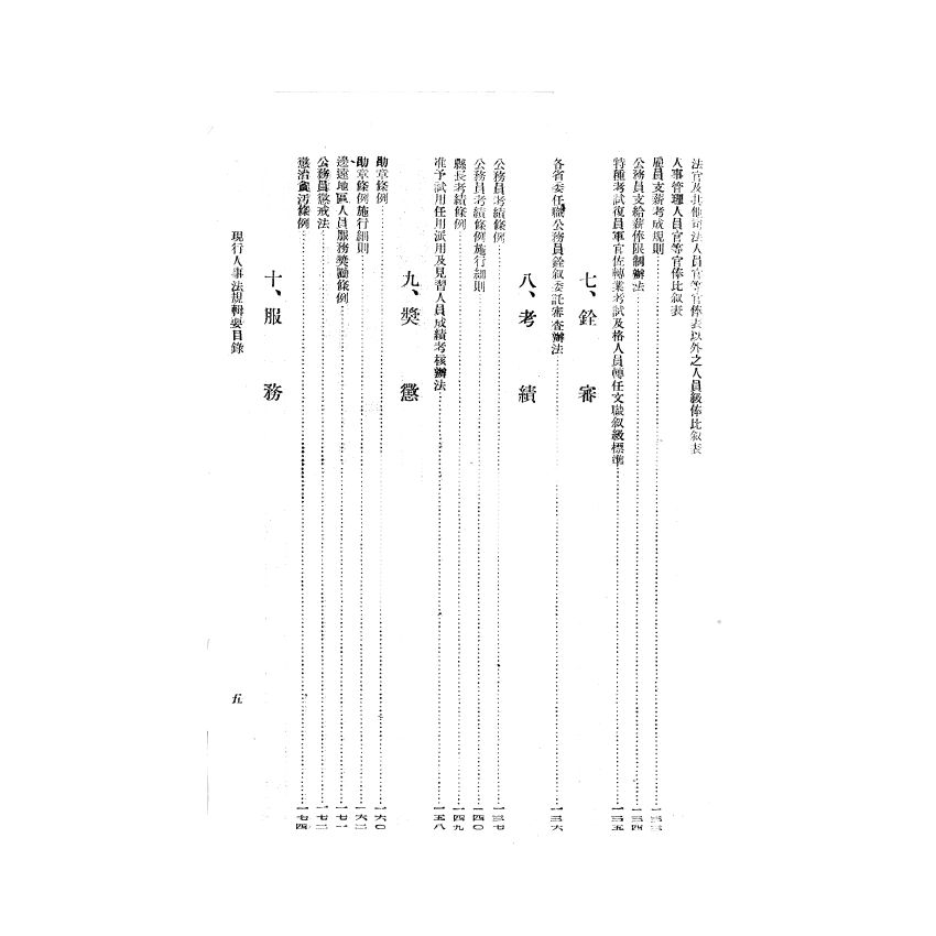 博揚古籍選(歷史篇) 現行人事法規輯要