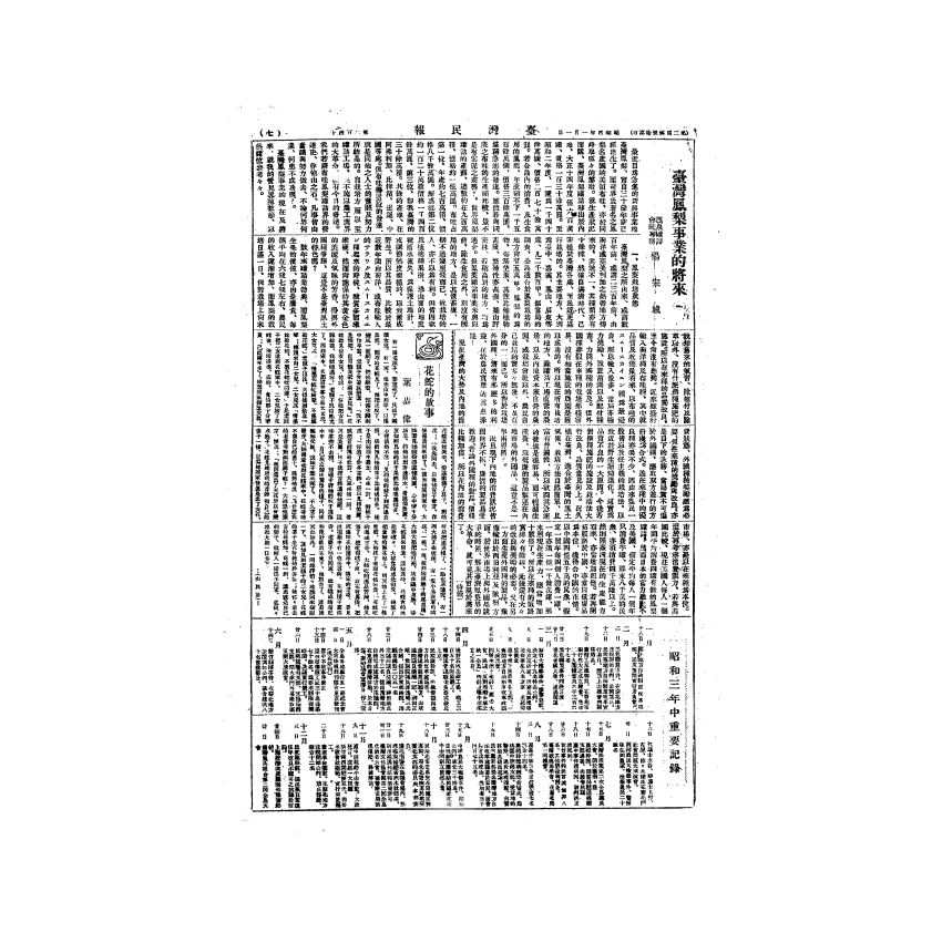 博揚古籍選(歷史篇) 台灣民報第七卷(241-293 號)上