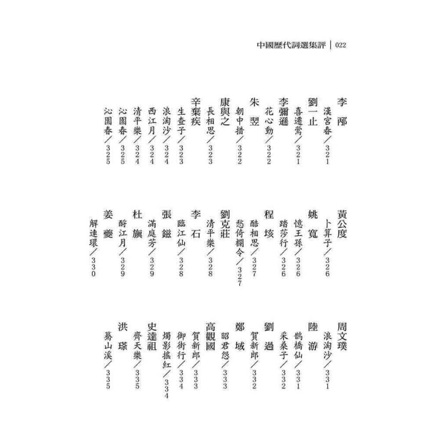 中國歷代詞選集評