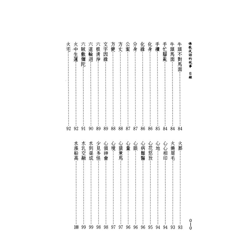 茶禪一味：佛教成語的故事