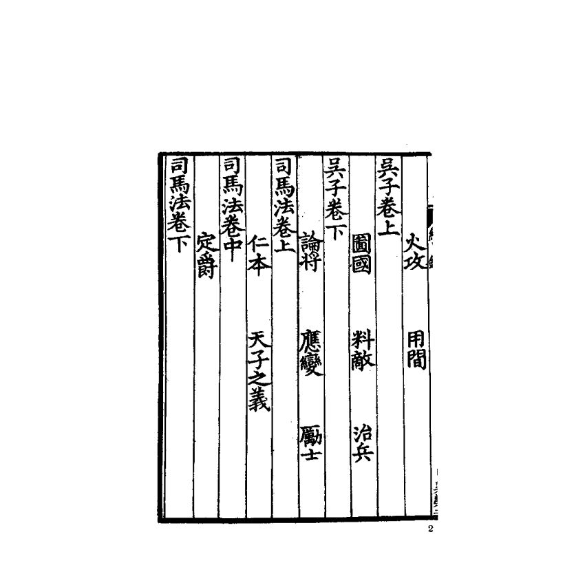 中國兵學大系 001 武經七書